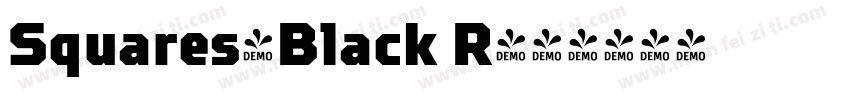 Squares-Black R字体转换